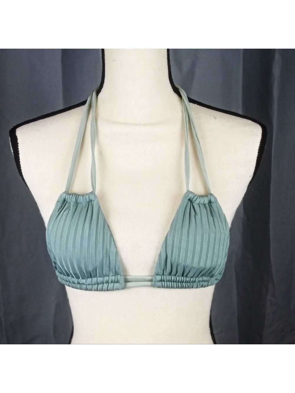 Zaful Bikini Top, Sage Green, Size S